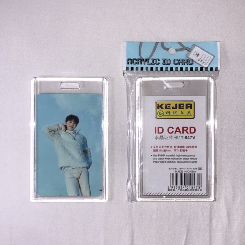 [READY] Kejea Toploader Acrylic ID Card akrilik photocard
