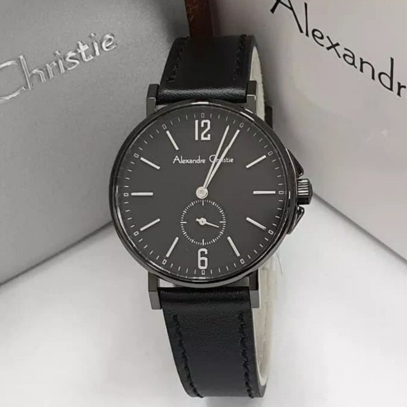 ALEXANDRE CHRISTIE AC 8458 LS FULL BLACK AC8458 WANITA ORIGINAL