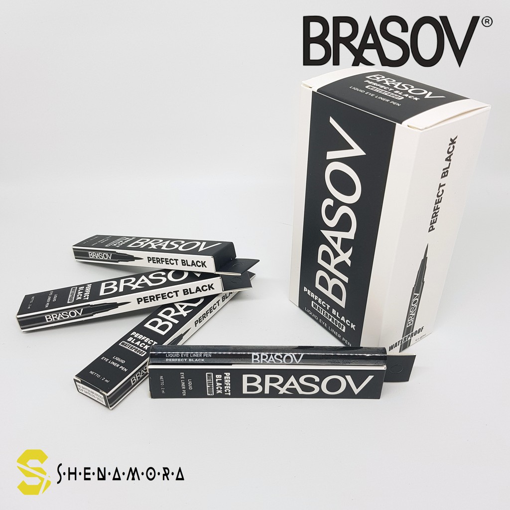 Brasov Eyeliner Liquid Black Waterproof 2 ml