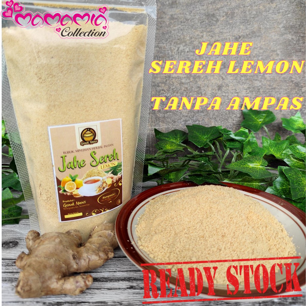 

Bubuk Jahe Sereh Lemon Wedang Jahe Instan Minuman Tradisional