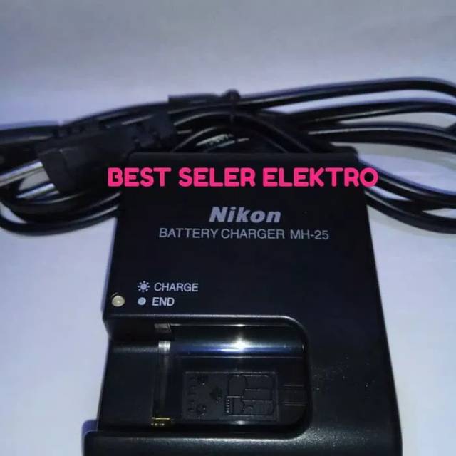 CHARGER CAMERA NIKON MH25 BUAT NIKON D7000