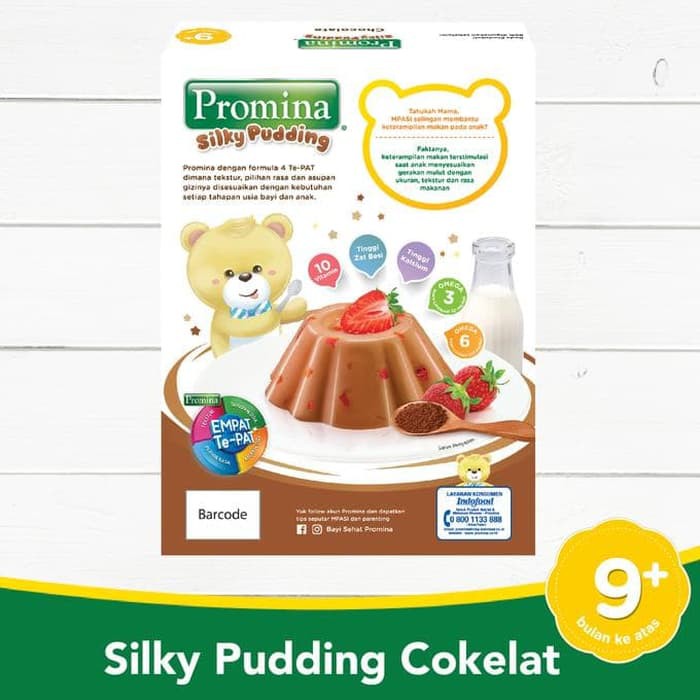 Promina Silky Puding 100 gr snack bayi / Cemilan Anak / Promina puding 8mo+