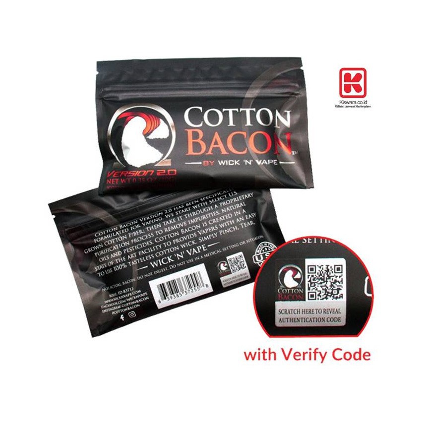 Cotton Bacon V2 New Package Scratch Code [Authentic] KiswaraBandung