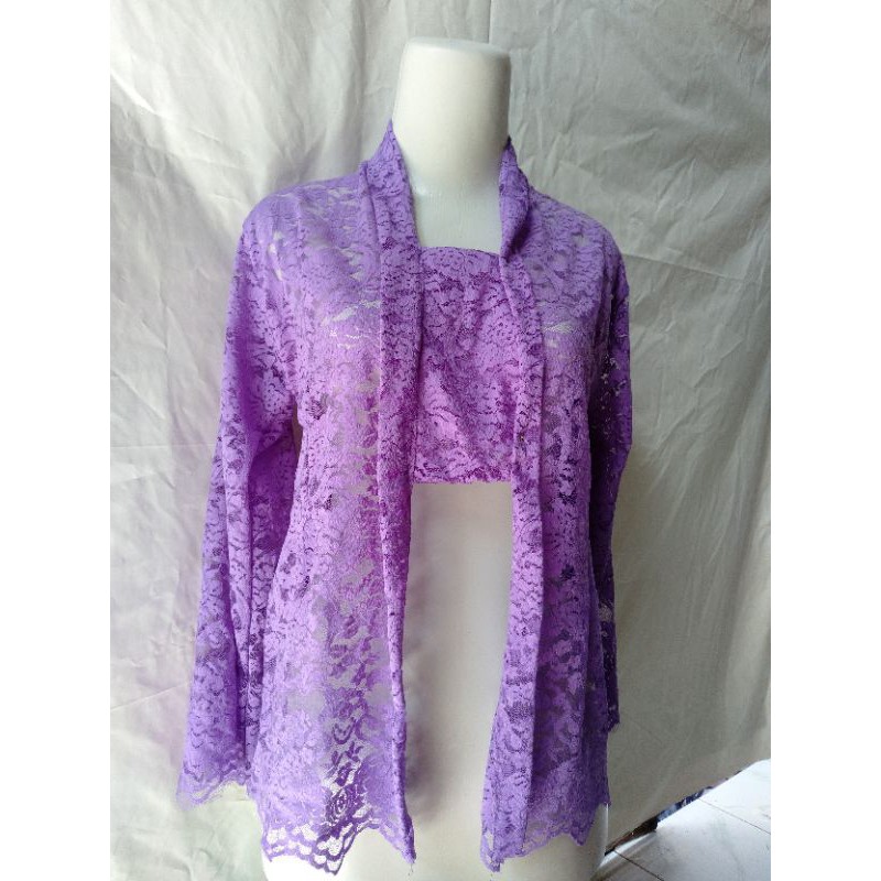KEBAYA BALI SOFIA KHUSUS WARNA UNGU,LILAC