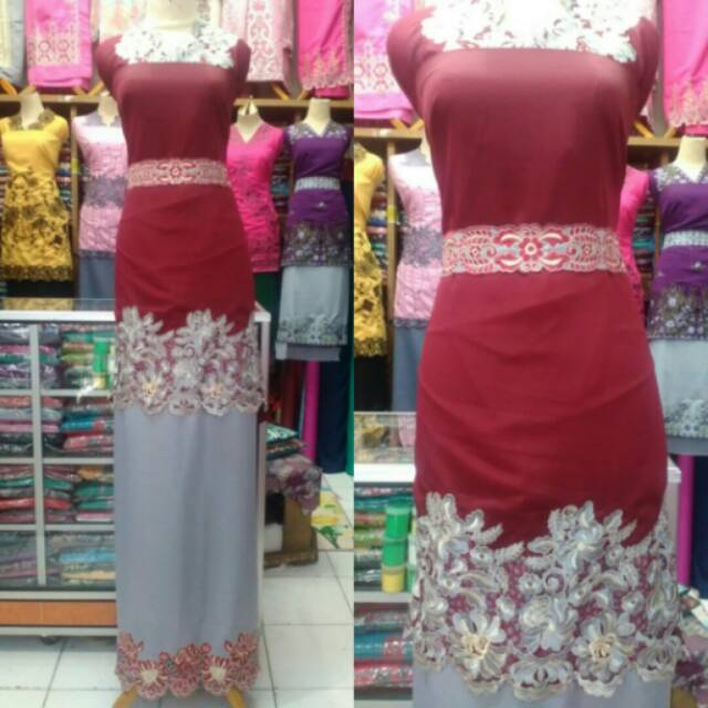 Bahan baju kurung bordir