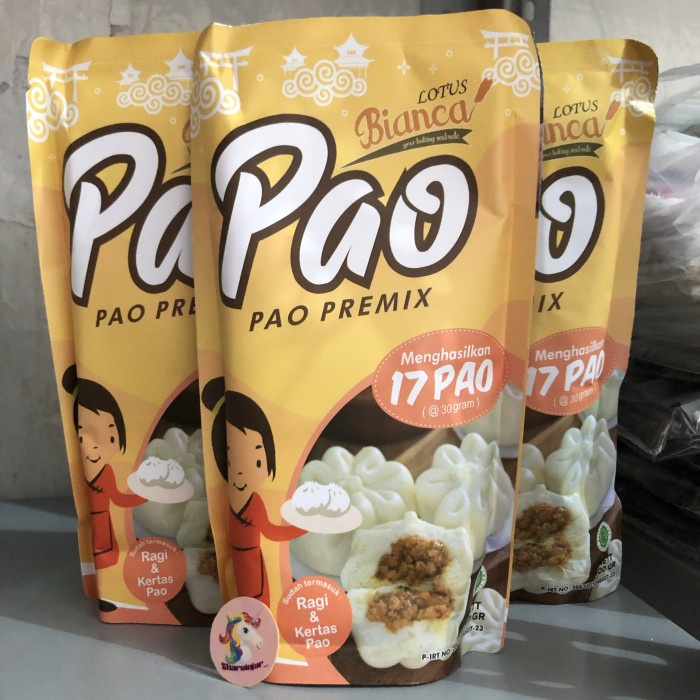 

NEW Lotus Bianca Pao Premix 300gr - Tepung Bakpao