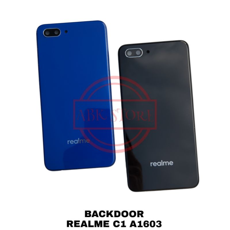 TUTUP BELAKANG BACKDOOR BACKCOVER BACK CASING HOUSING REALME C1