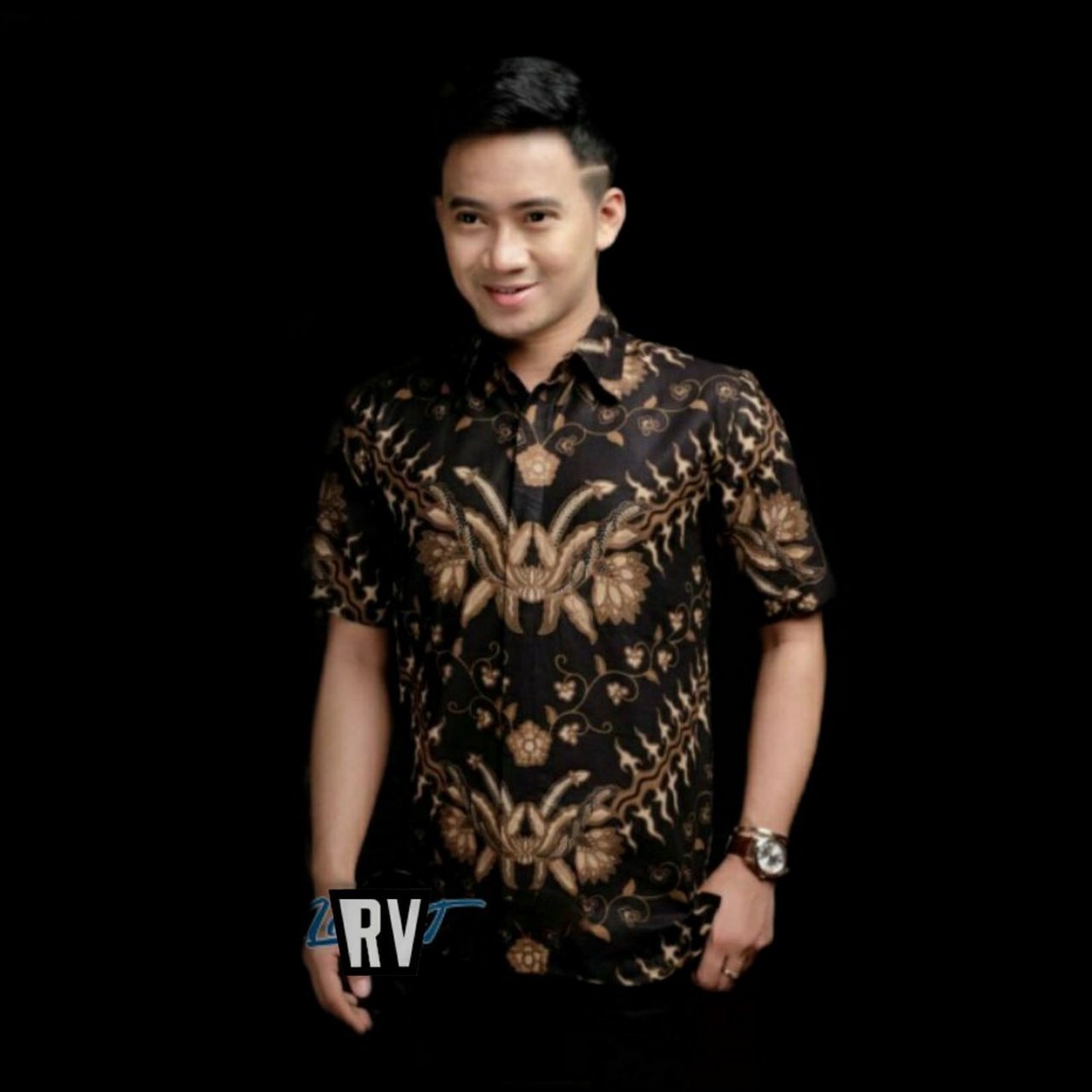 NEW ARRIVAL DISTRO BATIK PRIA BORDIR SOGAN HRB026 BATIKAF NOTOARTO BATIK IPNU-IPPNU HEM PRIA