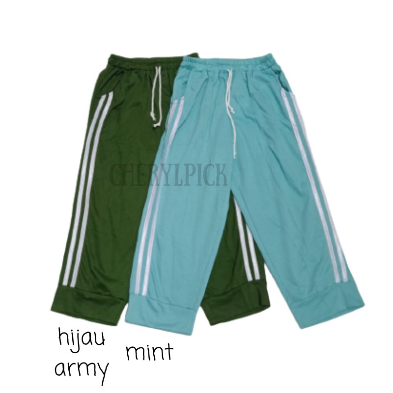 CHERYLPICK Celana Jogger Sweatpant Training 3/4 Wanita untuk Olahraga