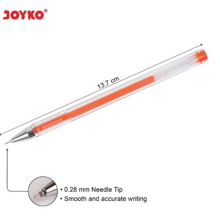 

sg Color Gel Pulpen Joyko GPC-325 iTech3 1 Set 8 Warna 0.28 mm