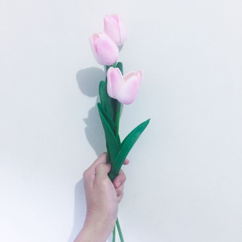 BUNGA ARTIFICIAL TULIP - FLOWER GIFT - TULIP ARTIFICIAL FLOWER - BOUQUET BUNGA - BUNGA TULIP
