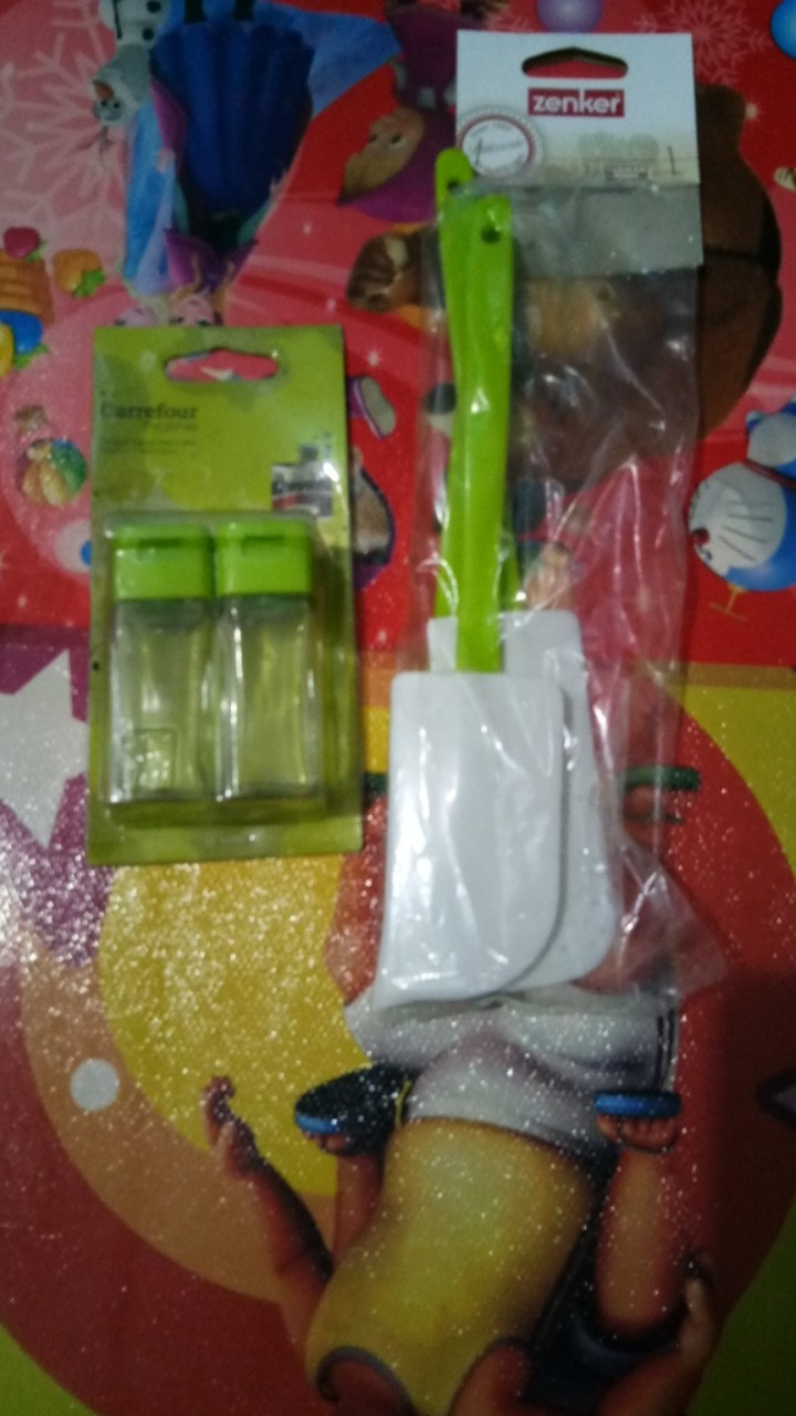 Baking Scraper Spatula Sodet 3 Pcs Zenker Dekorasi Kue Cake Maker