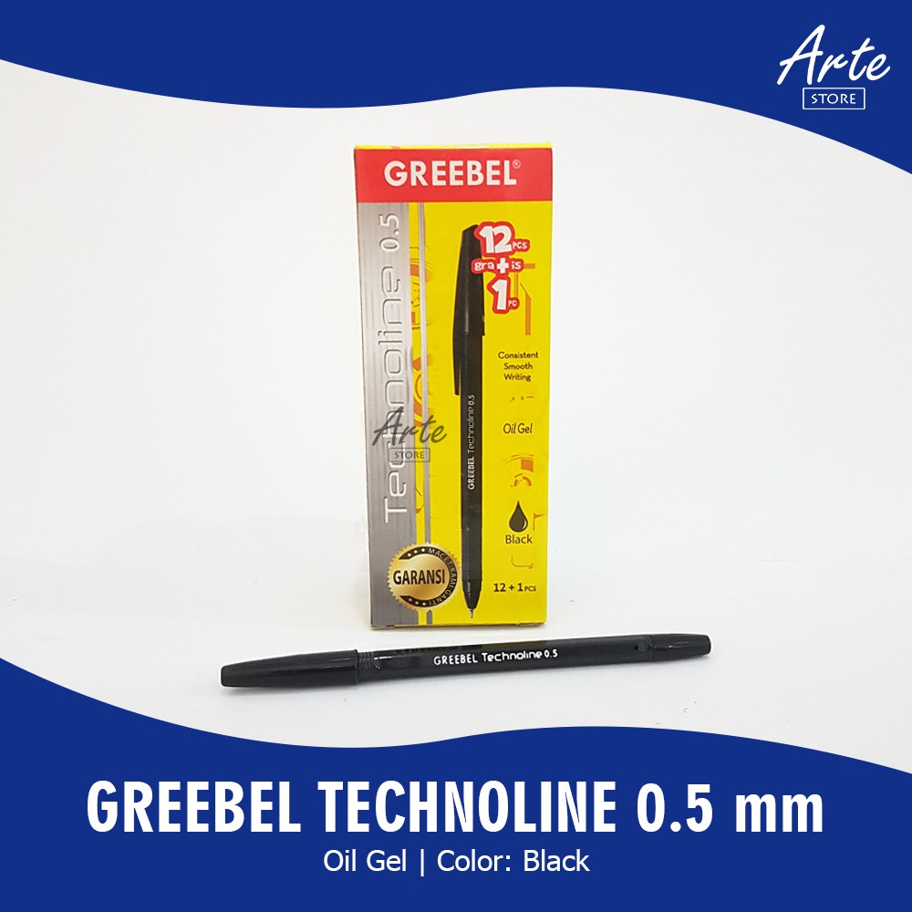 Pulpen - GREEBEL Technoline Ballpen 0.5 mm