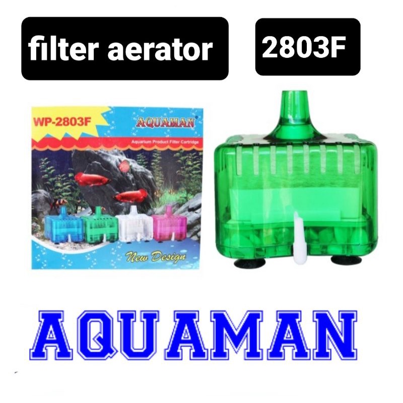 AQUMAN WP-2803F FILTER AQUARIUM FILTER AERATOR