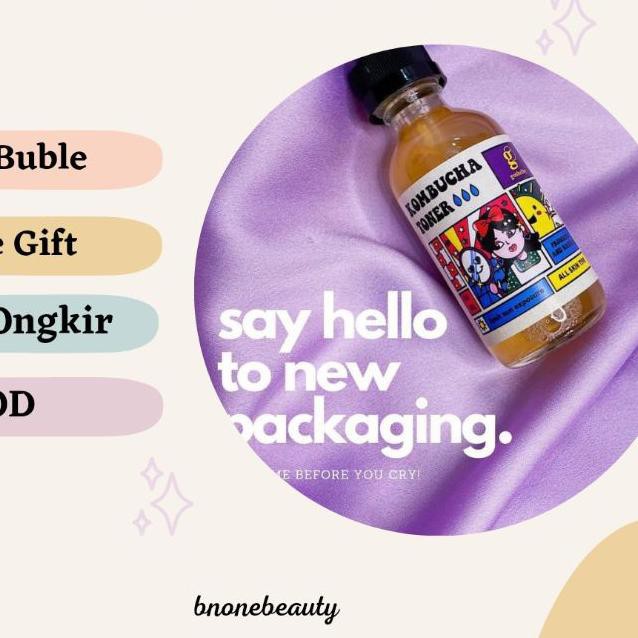 ☚ [READY] TONER KOMBUCHA EXFOLIATING TONER - TONER KOMBUCHA BY GO.SHELBY ORIGINAL TONER ←