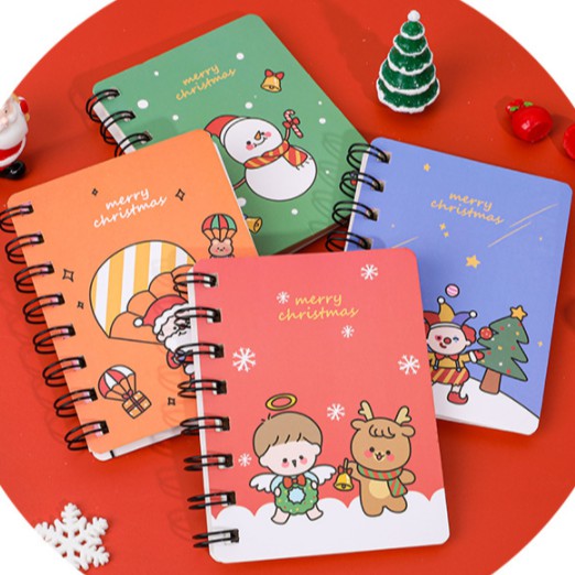 Buku Tulis Christmas Edition / Notebook Tema Natal / Notes Mini MERRY CHRISTMAS / Notes Tempel Memo Mini Gambar Xmas / Sticky Notes