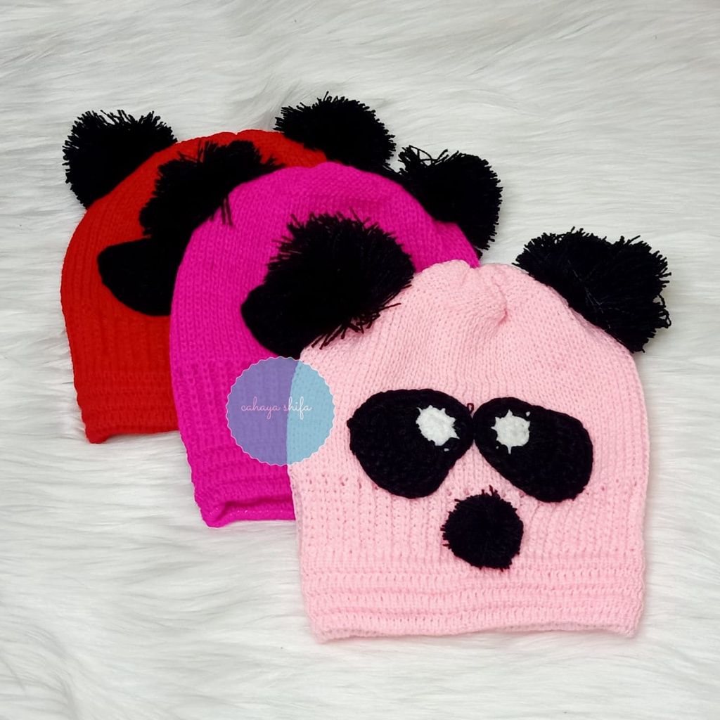 Kupluk MOTIF PANDA Untuk Anak terlaris dan terbaru