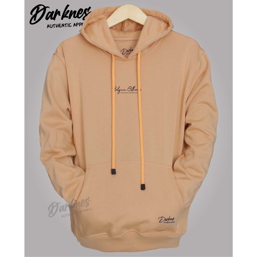 Sweater pria hoodie terbaru 2022 keren gaya distro sweater cowok original brand drakness tebal warna cream suiter dewasa laki laki sweter hodie polos jumper jombo terbaru jumpper oblong big size M XXL cod bayar ditempat jacket zipper style korean premium