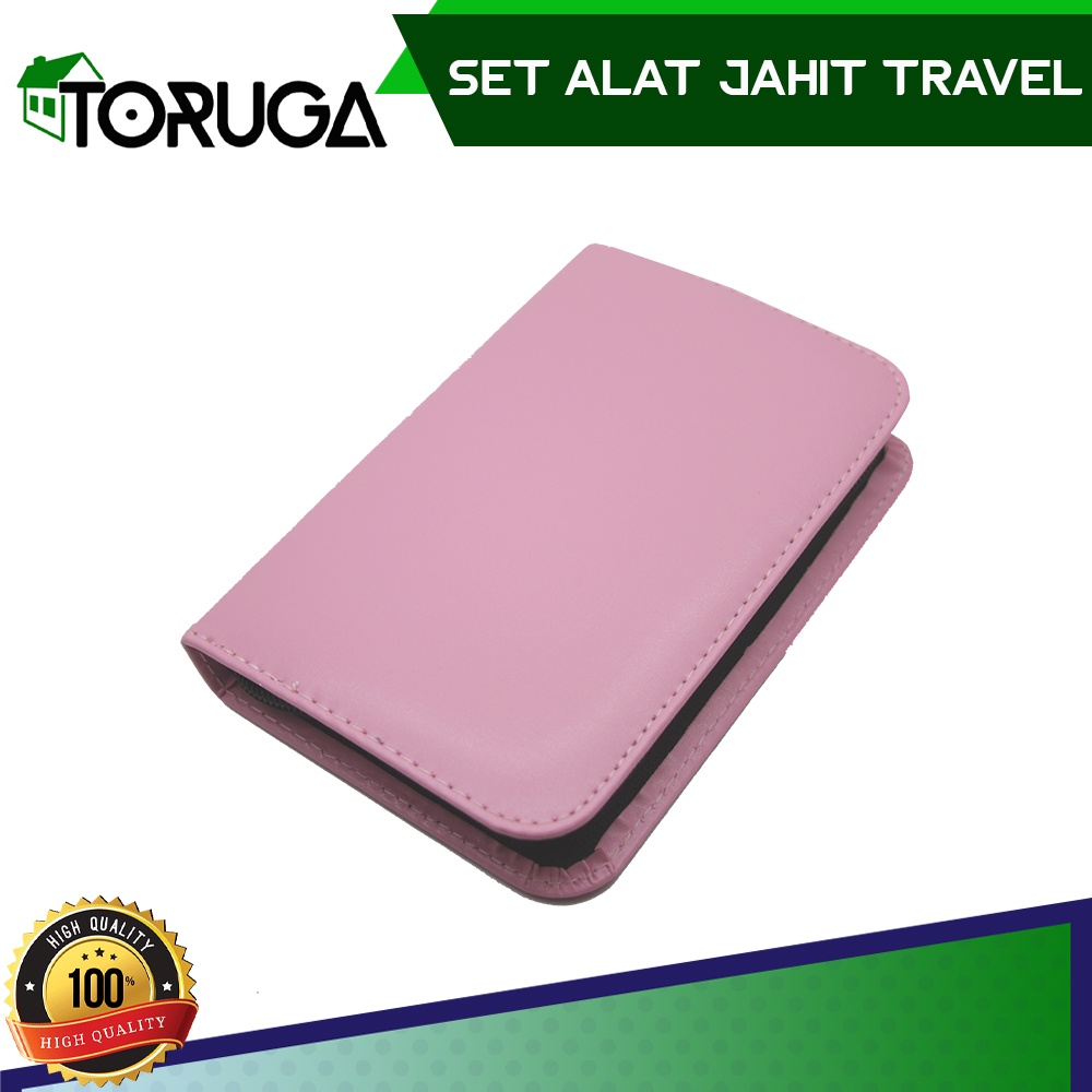 SET DOMPET ALAT JAHIT LENGKAP TRAVEL PERALATAN BENANG JARUM GUNTING