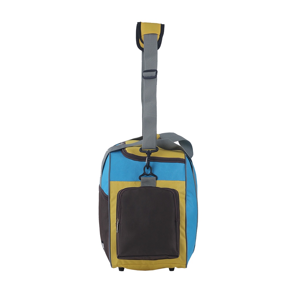 Tas Travel Jinjing Selempang Besar Pria Wanita Shoulder Duffel Bag Cewek Cowok Keren Blackkelly