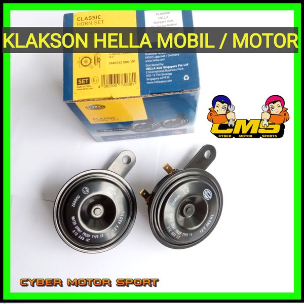 klakson Hella Disk Double universal. Klakson mobil Hella high