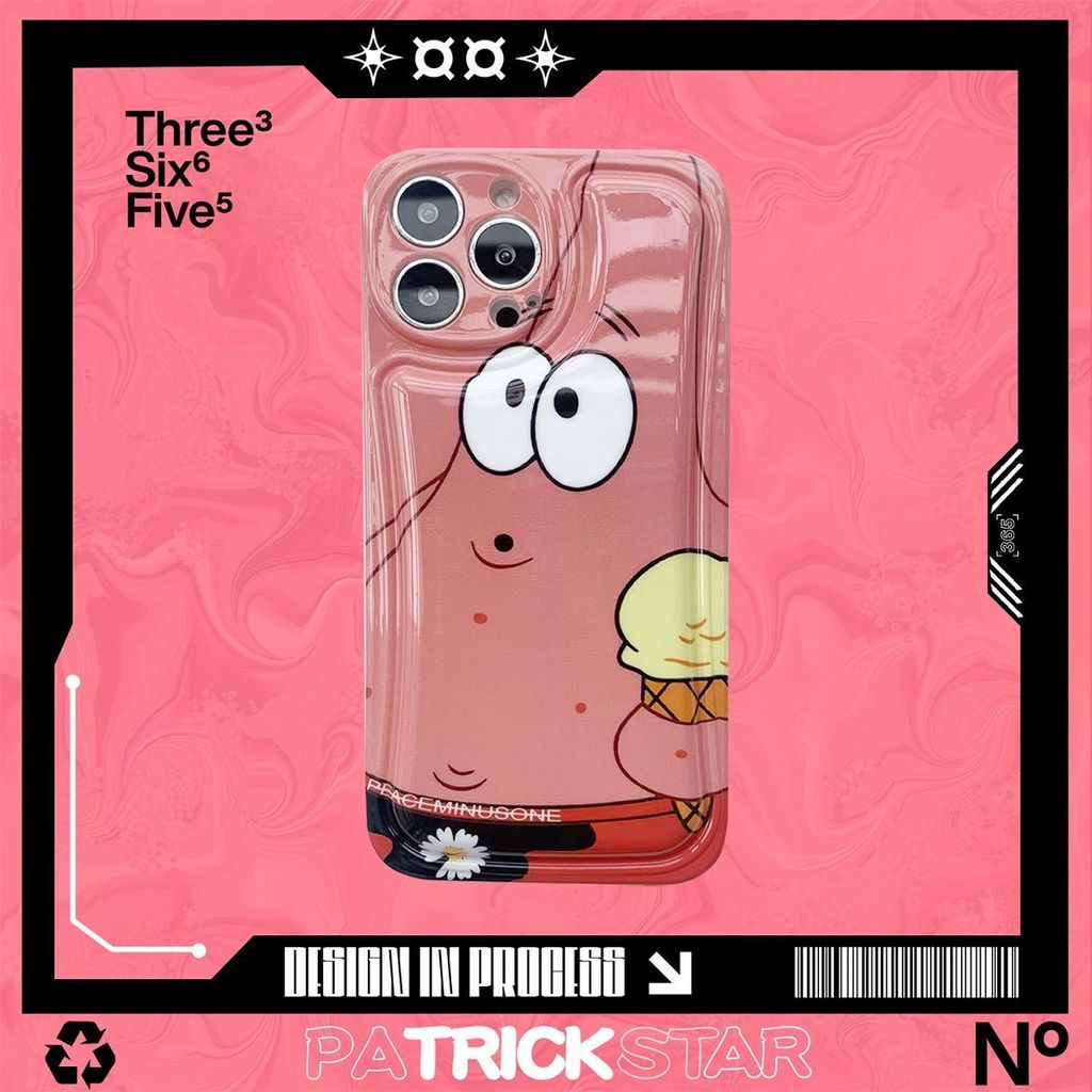 Case Motif SpongeBob SquarePants Pie Daxing Untuk iphone 12 13 11 Pro Max X Xs Max Xr Rjz6