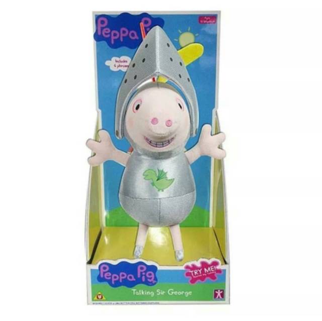 peppa pig george talking plush