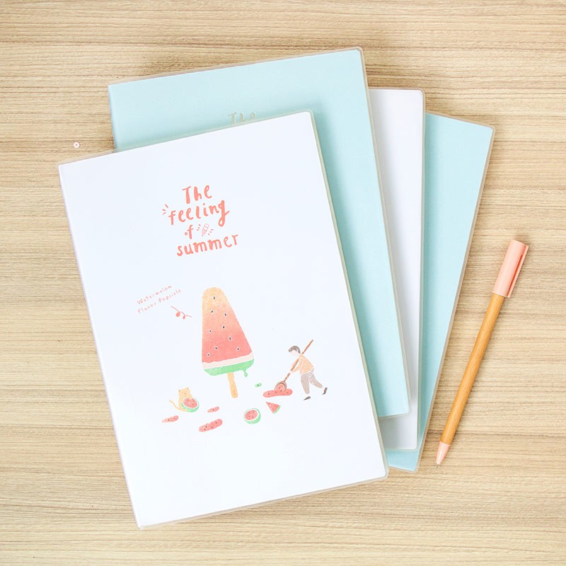 NOTEBOOK SUMMER A5 LUCU - BUKU CATATAN - FLAMINGO SUMMER AESTHETIC - ORET - ORETAN A5