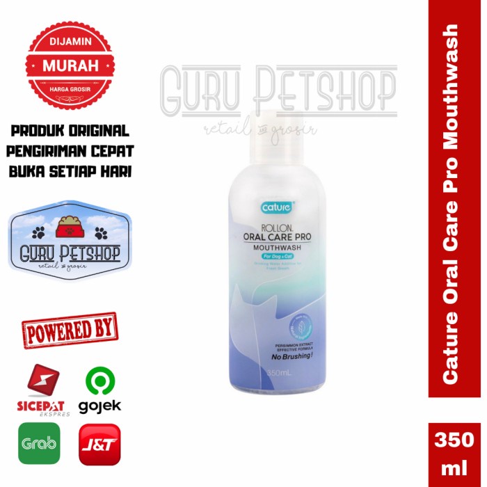 Cature Oral Care Pro Series 350ml / Mouthwash (Bottle) Penghilang Bau