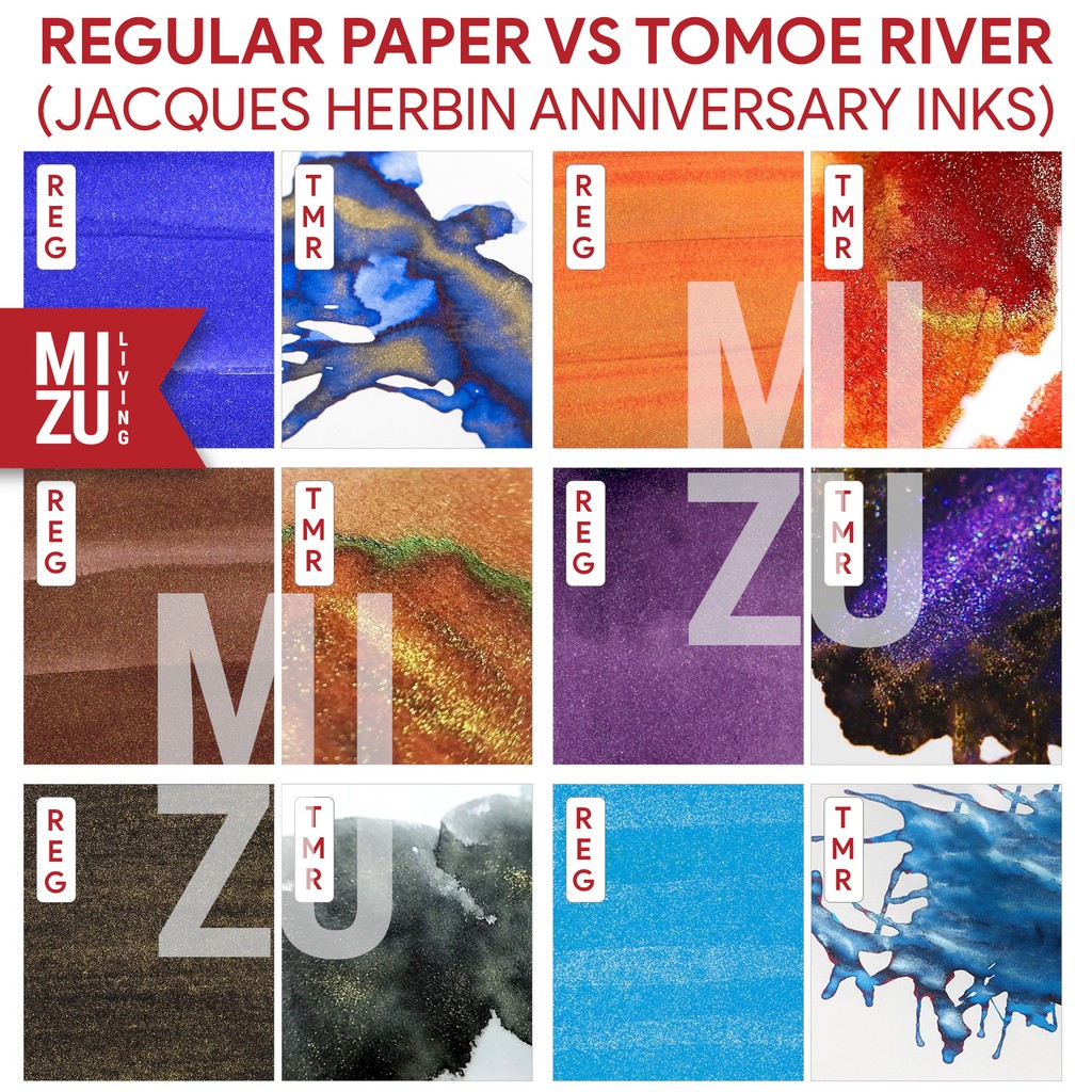 TOMOE RIVER Travelers Notebook Regular Size 64Pages Kertas Special Fountain Pen Paper