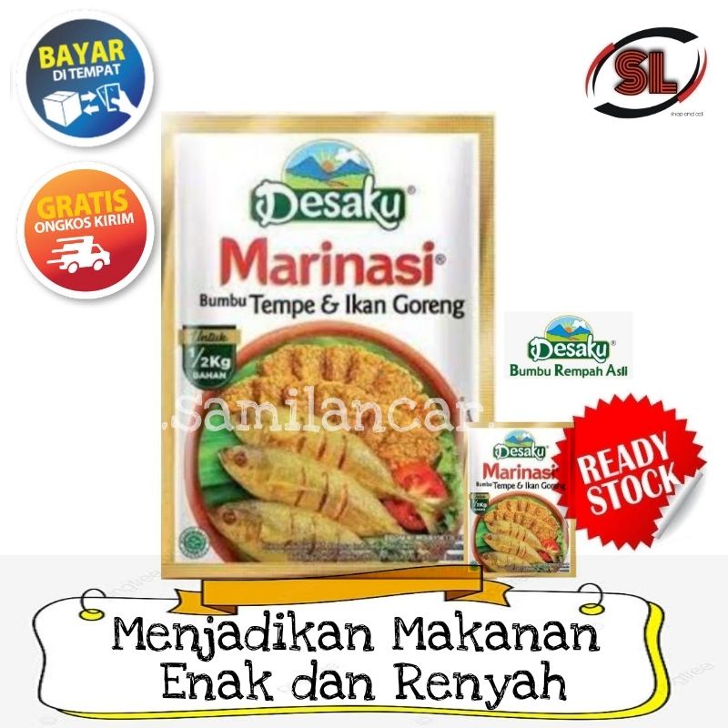 

Marinasi Bumbu Tempe dan Ikan Goreng (15gr)
