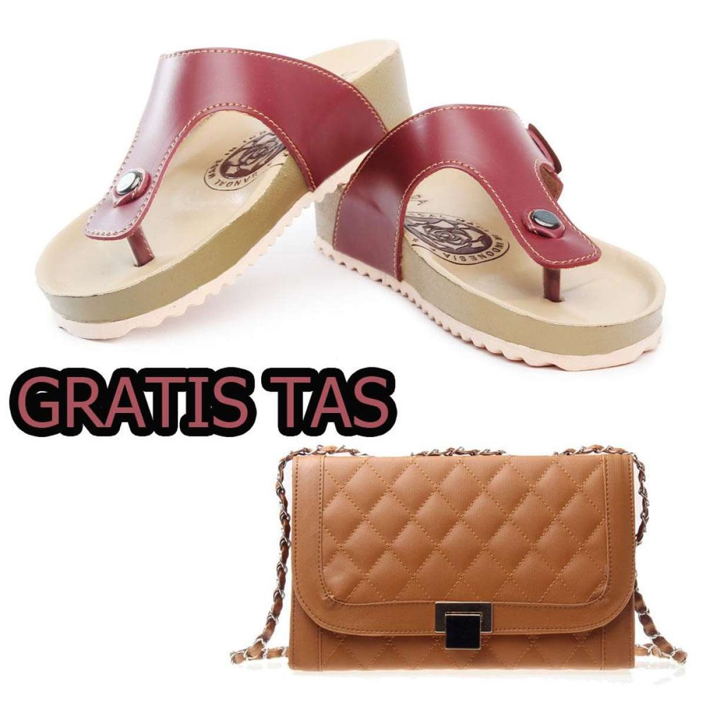 Nimis Footwear sandal wanita PW01 GRATIS tas SV27