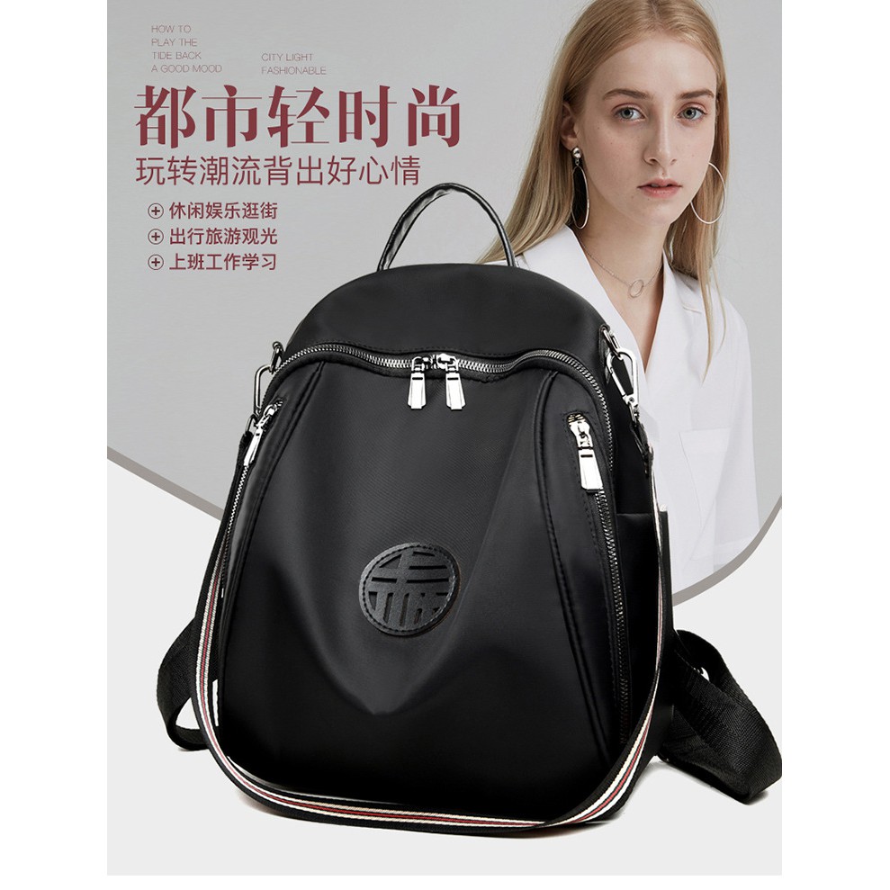 RANSEL GUCCI 2IN1 MEWAH TAS PUNGGUNG WANITA SIMPLE LUCU BACKPACK  SEKOLAH KULIAH BRANDED IMPORT
