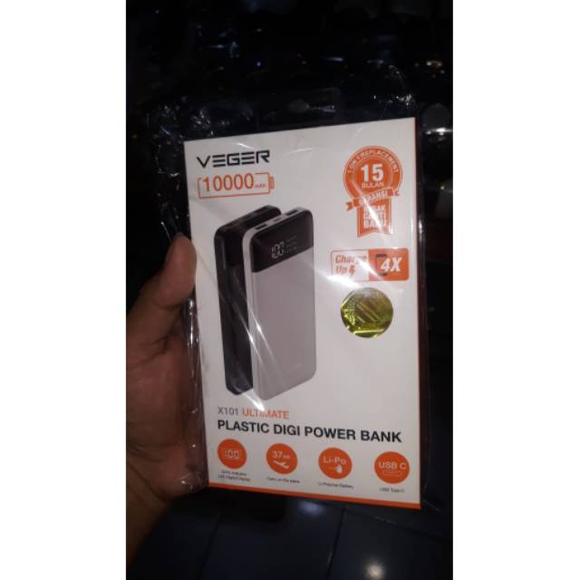 Powerbank veger 10000mah