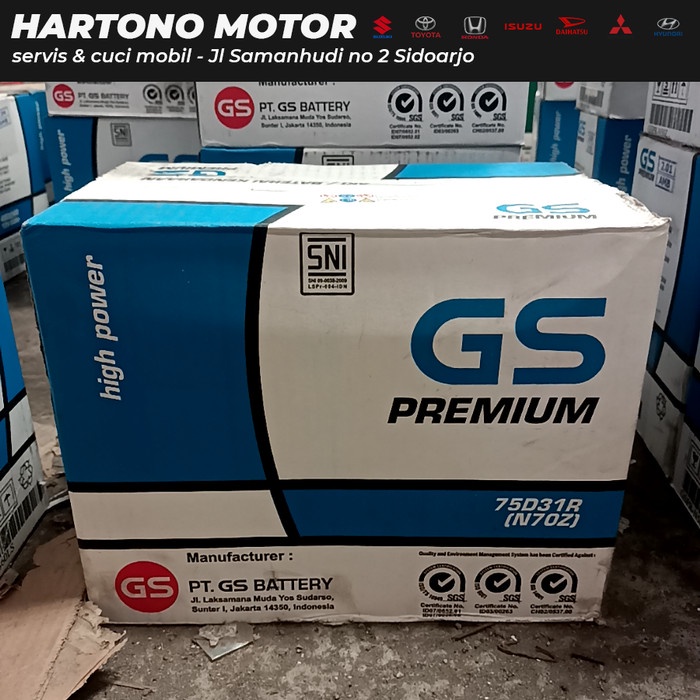 GS AKI ACCU GSP UNIVERSAL N70Z