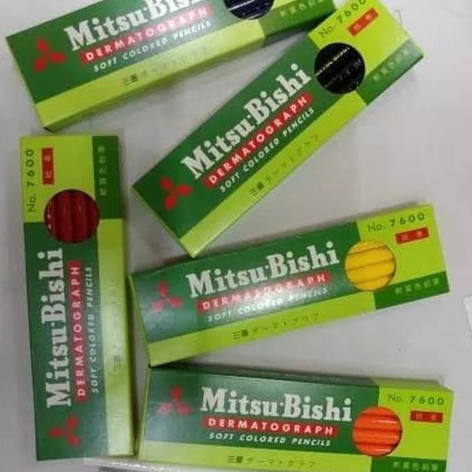 

Pensil pencil kaca mitsubishi dermatograph warna BIG SALE