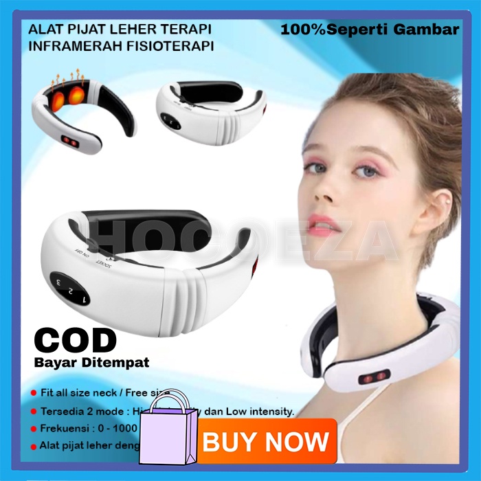 ALAT PIJAT TERAPI KESEHATAN LEHER PORTABLE INFRAMERAH FISIOTERAPI NECK MASSAGER  VA323