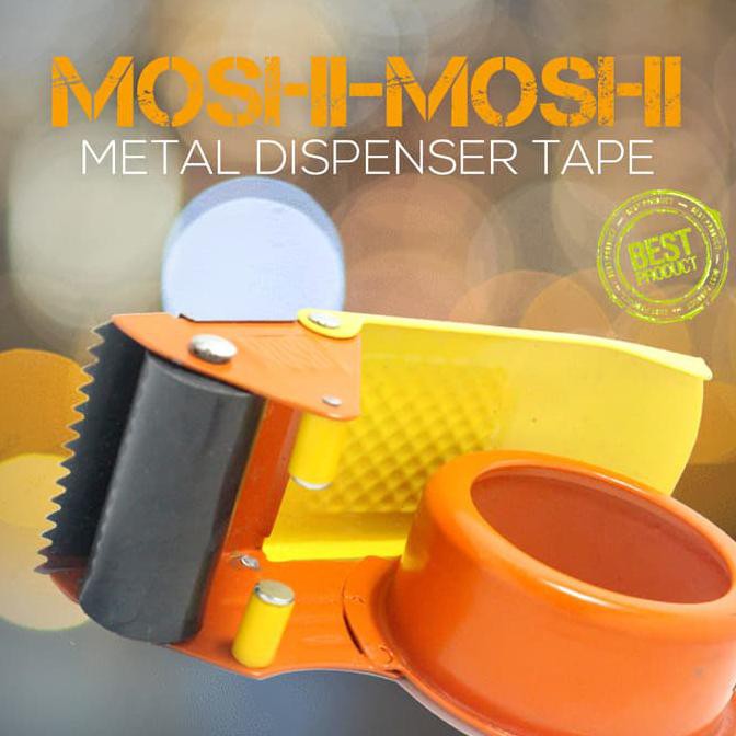

New Product Moshi Moshi Besi Metal Pemotong Lakban Dispenser Lakban (Off-21)