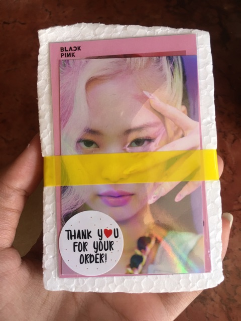 BLACKPINK JENNIE HOW YOU LIKE THAT OFFICIAL HOLOGRAM PHOTOCARD WITHDRAMA BENEFIT