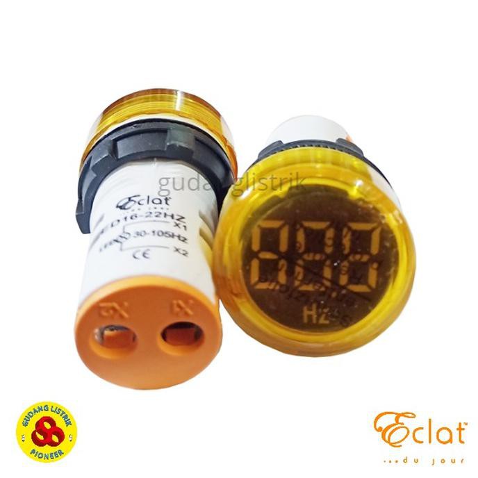 ELEKTRONIK | LAMPU | ↳ PERLENGKAPAN LISTRIK | PILOT LAMP LED HZ METER 22MM 30-105HZ ROUND PANEL