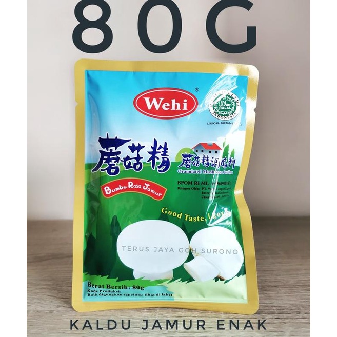 

Wehi Kaldu Jamur Wehi Granulated Mushroom 400gram