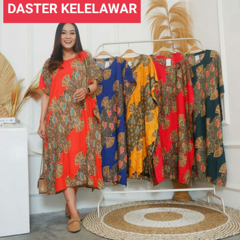 daster batik kelelawar jumbo XXXL LD 135 busui bahan rayon premium tebal dan adem busui