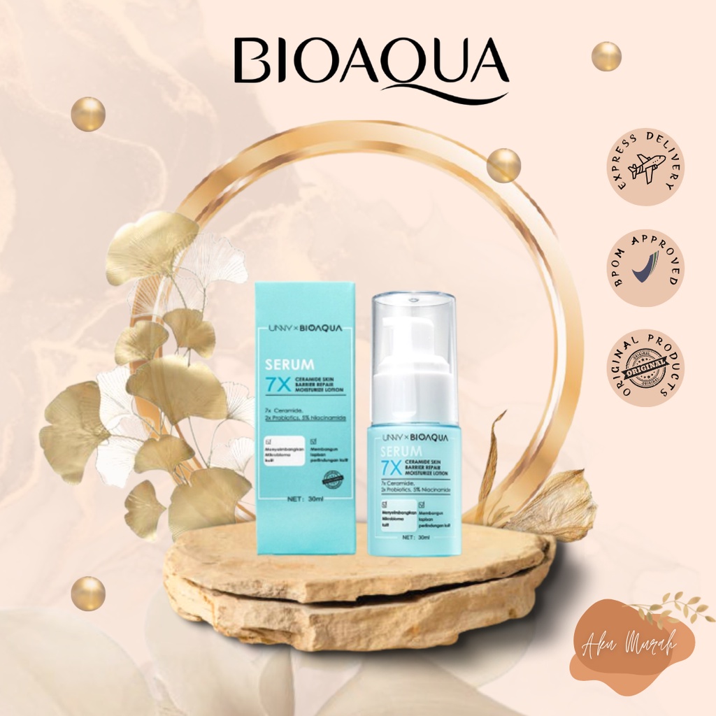 ✨ AKU MURAH ✨ Bioaqua 7X Ceramide Skin Barrier Repair  Serum Moisturize Face Lotion 30 ml