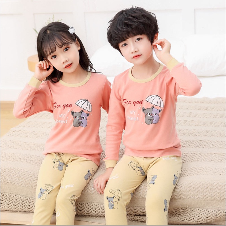 BAJU ANAK SETELAN BAJU TIDUR PIYAMA /  BAJU ANAK LAKILAKI BAJU ANAK PEREMPUAN