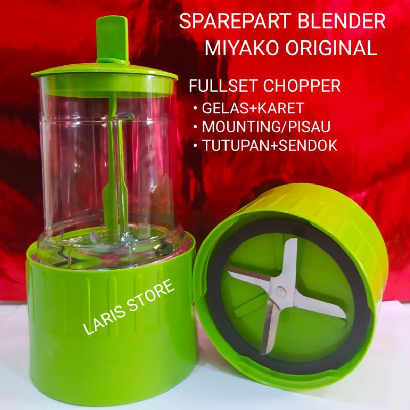 Gelas Bumbu Chopper Wetmill Blender Miyako Type 101PL 102PL Original