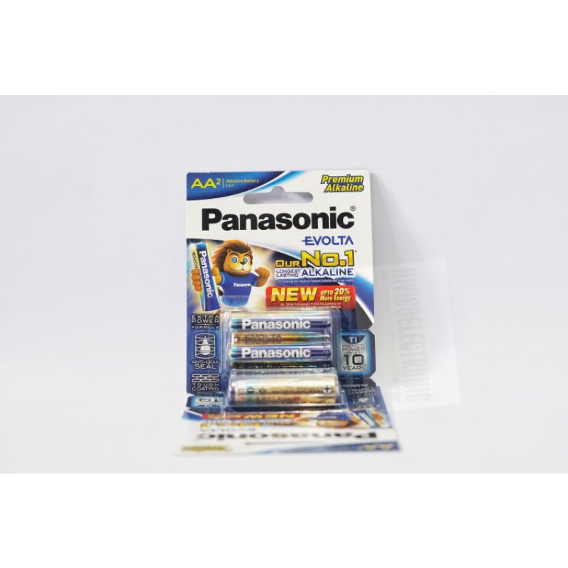 Baterai PANASONIC EVOLTA PREMIUM ALKALINE AA A2 1.5V