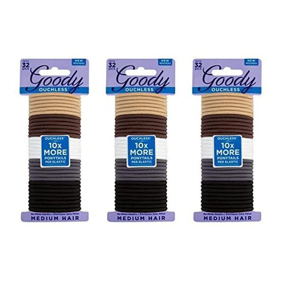 

GOODY OUCHLESS 10941 BRAIDED ELASTICS JAVA BEAN 30CT