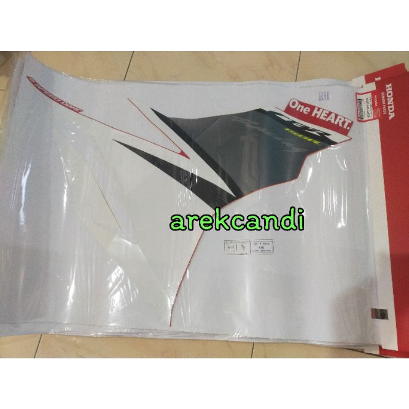 sricker striping body sayap fairing new cb 150 r cb150r k45r 2021 red ori ahm