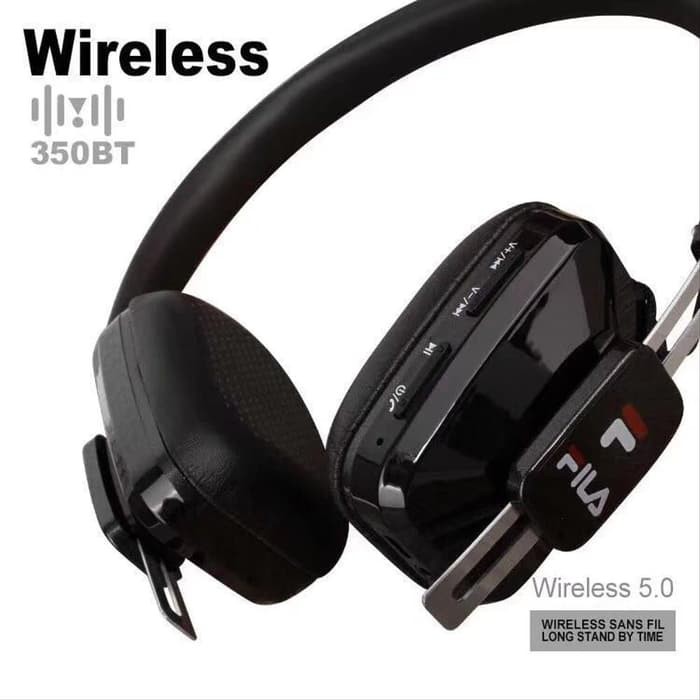 Headphone Wireless Bluetooth Gaming Music Fila 350BT Extra Bass