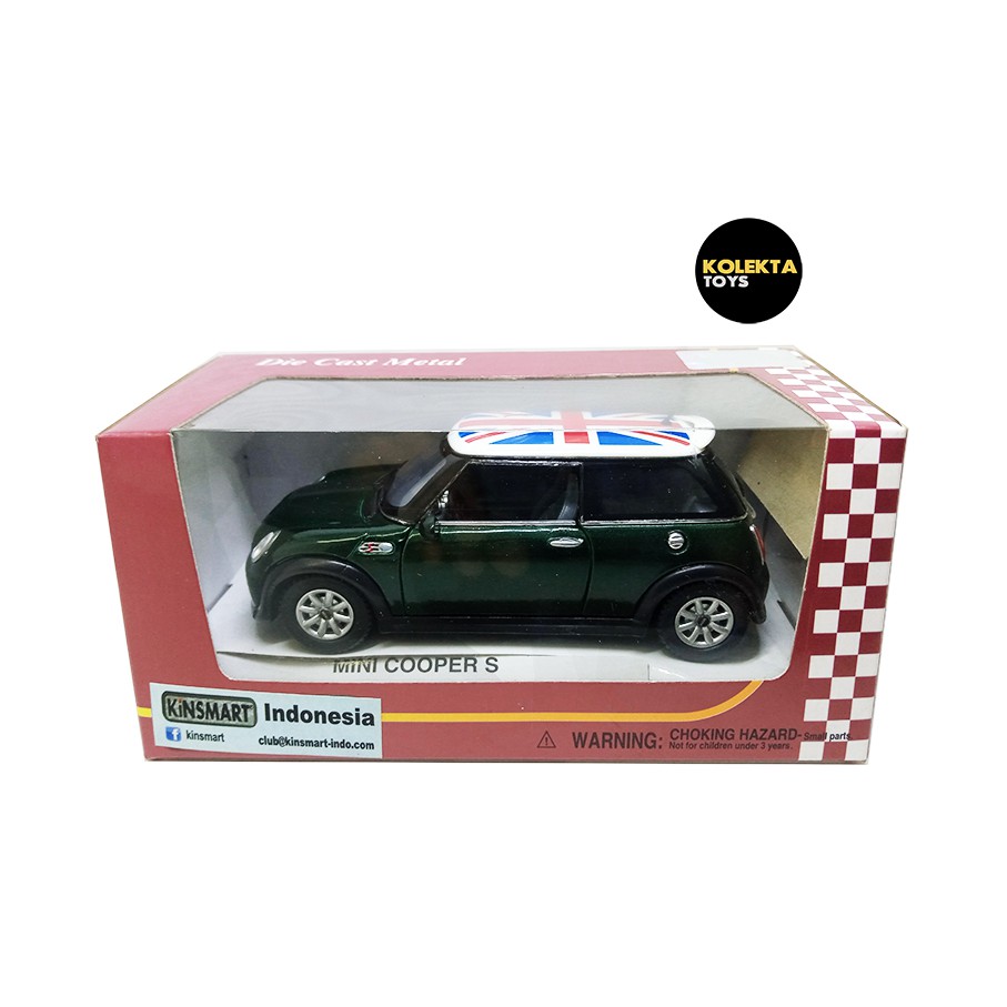 Jual Diecast Kinsmart Mini Cooper s 
